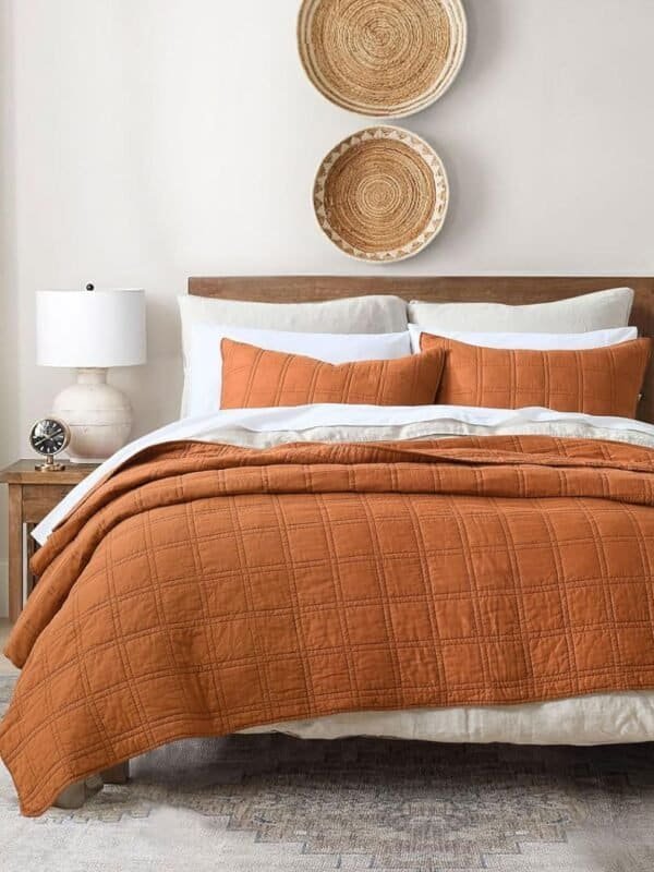 4 Quilt verano 100 % algodón bramante 200 hilos