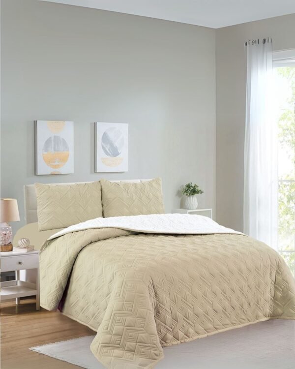 Set cubrecama carnero + sábanas 100 % algodón importado 3000 hilos