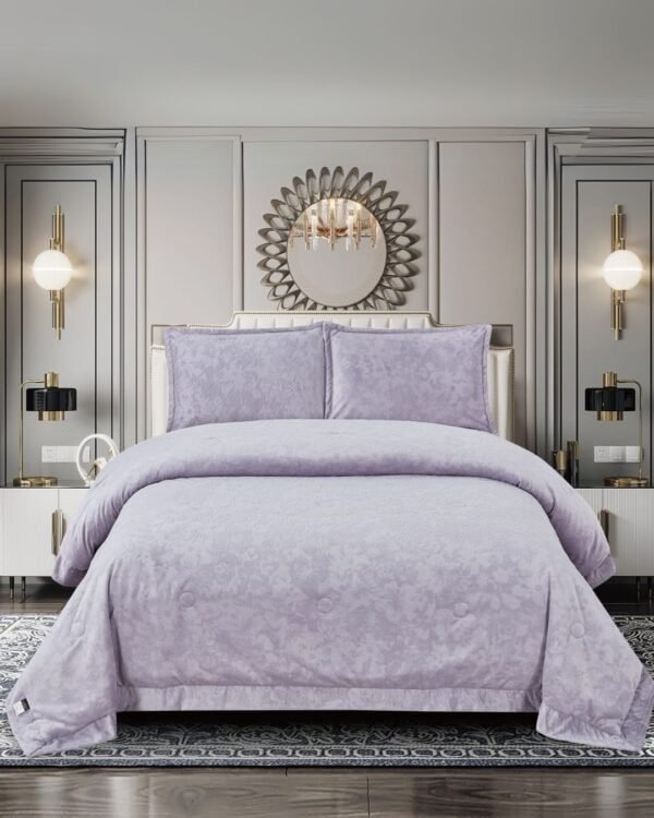 Set edredón alto relieve + sábanas tipo piel