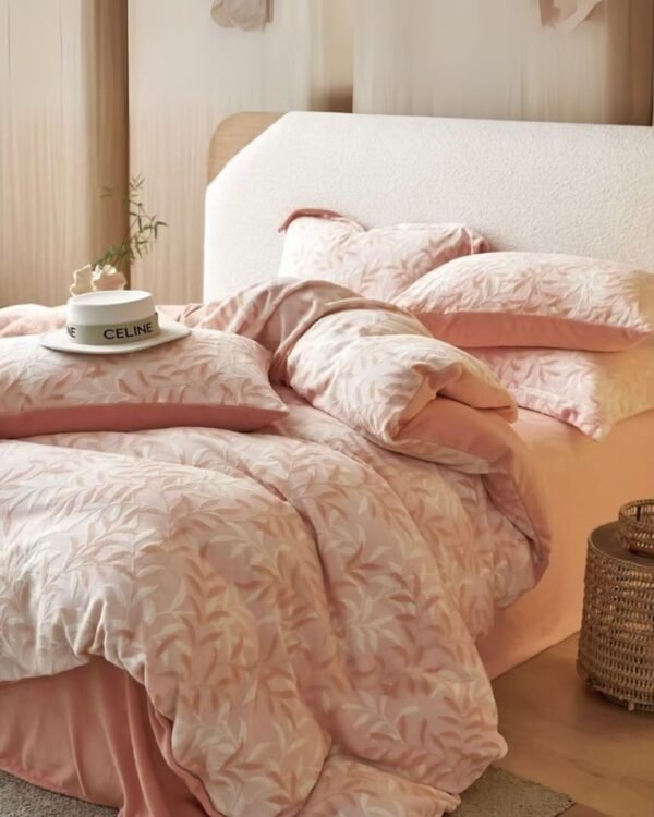 Set edredón alto relieve + sábanas tipo piel