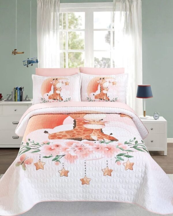 Set quilt 7 piezas kids 100 % algodón 1200 hilos