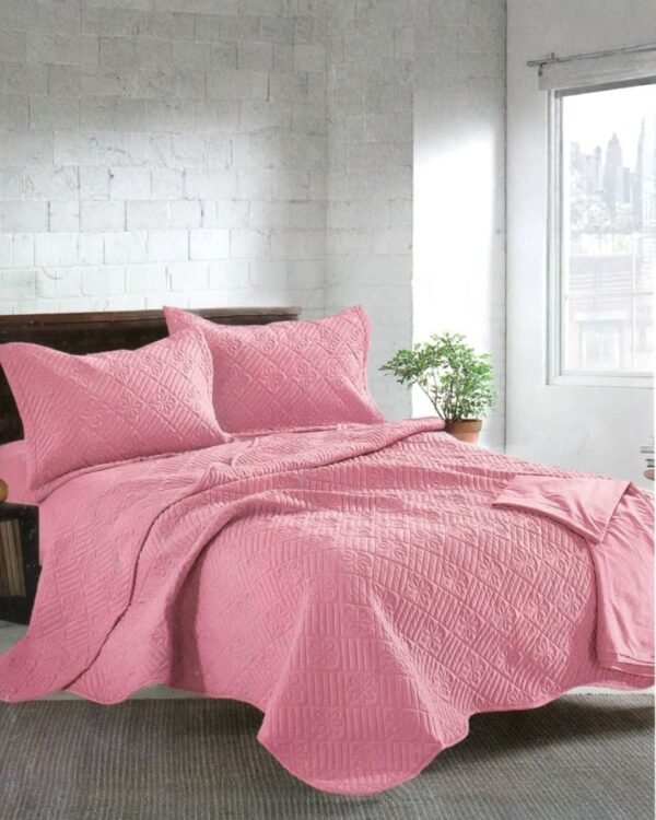 18 Set quilt + sábanas 100 % algodón importado 1200 hilos