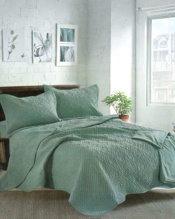 20 Set quilt + sábanas 100 % algodón importado 1200 hilos