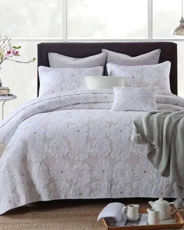 Quilt tejido 3 piezas 100 % algodón hindú