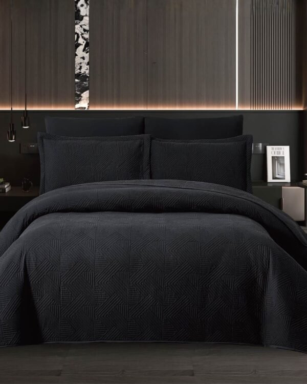 Set cubrecama espiga 100 % algodón importado 3500 hilos