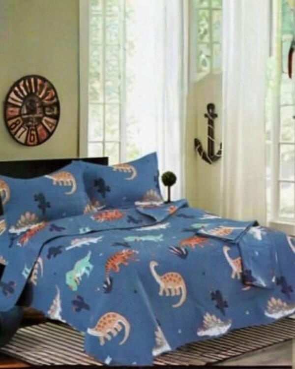 Set cubrecama + sábanas kids 100 % algodón importado 1200 hilos