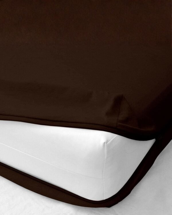 6 Forro de colchón 100 % algodón con cierre