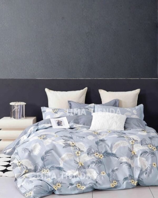 Set edredón + sábanas 100 % algodón importado 1000 hilos