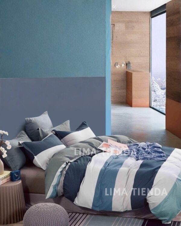 Set edredón + sábanas 100 % algodón importado 1000 hilos