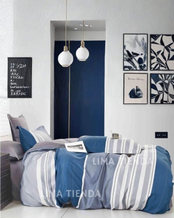 Set edredón + sábanas 100 % algodón importado 1000 hilos