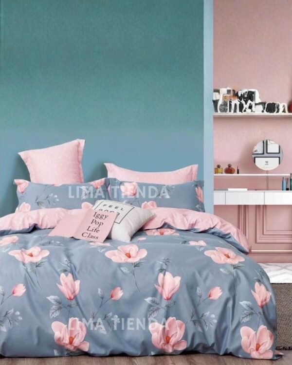 Set edredón + sábanas 100 % algodón importado 1000 hilos