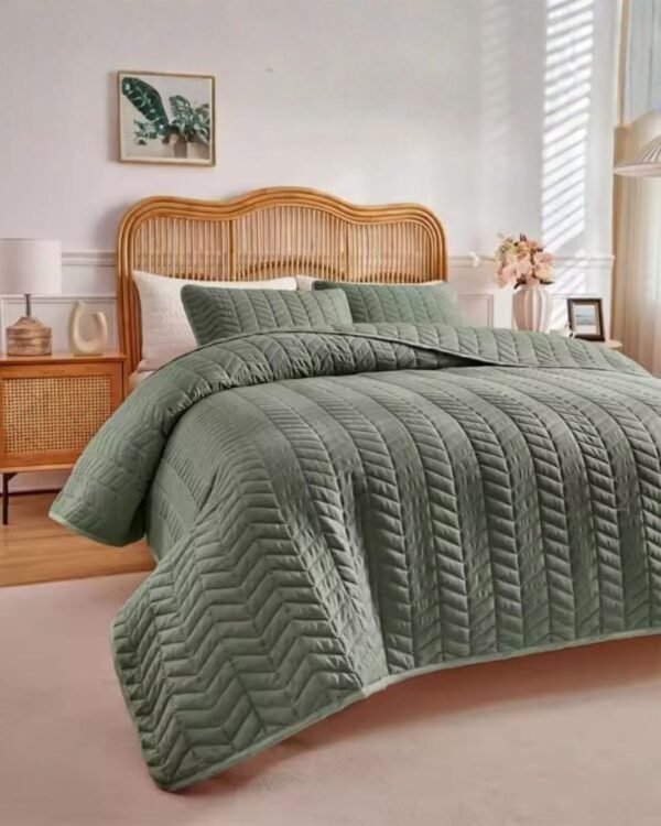 Set quilt + sábanas 100 % algodón importado