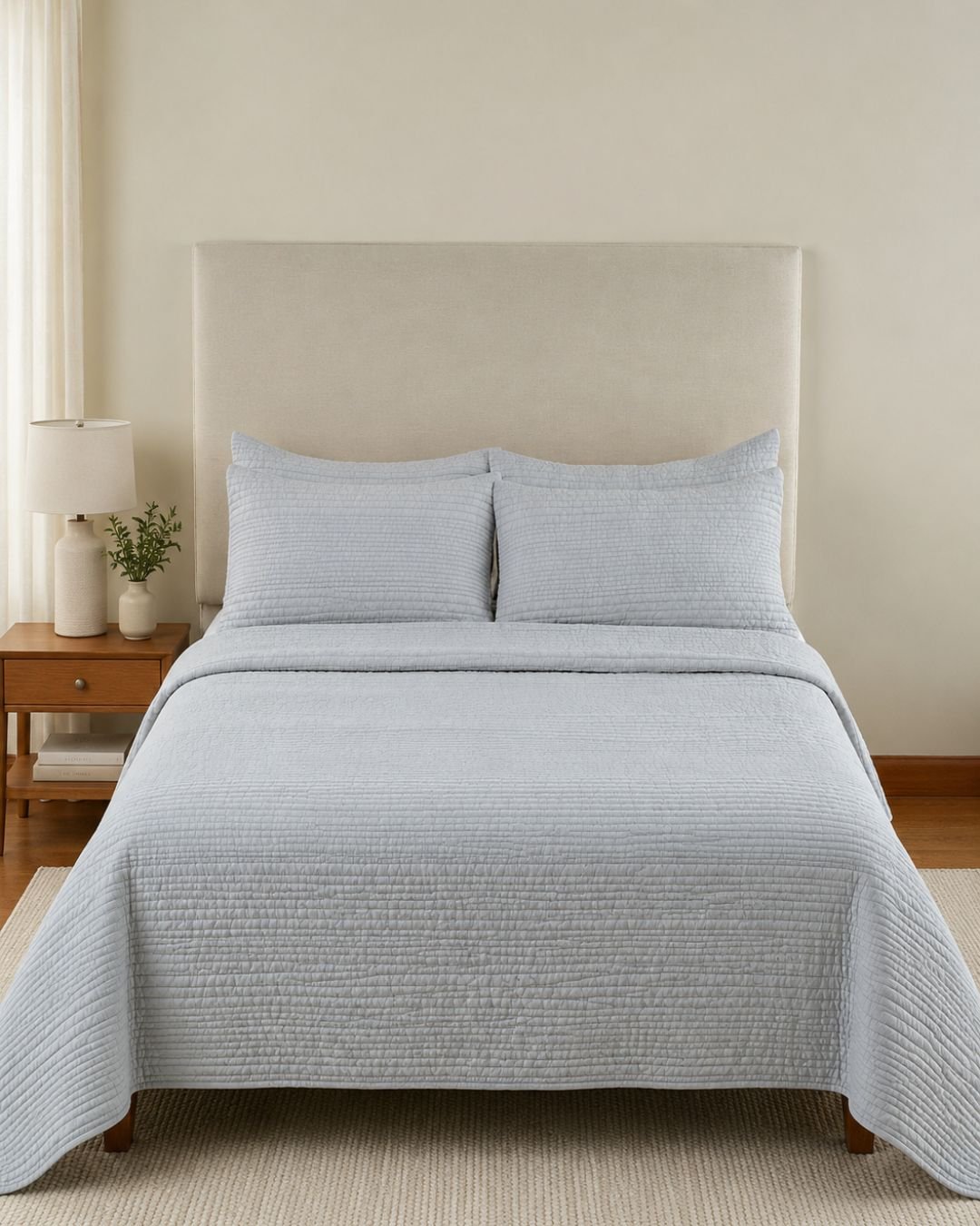 Quilt 3 piezas 100 % algodón hindú