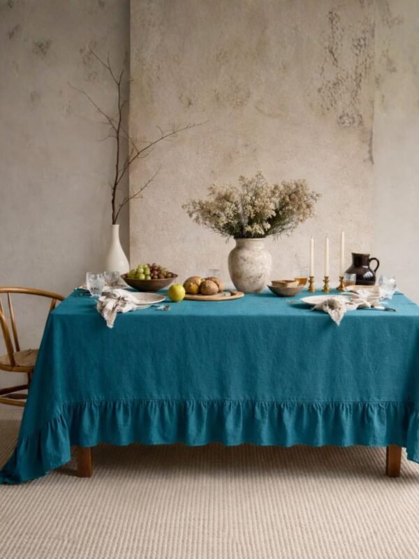 Mantel lino antimanchas boo rectangular