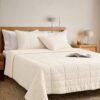 Cubrecama premium 100 % algodón pima 300 hilos