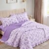 Set cubrecama Boo + sábanas 100 % algodón importado 1200 hilos