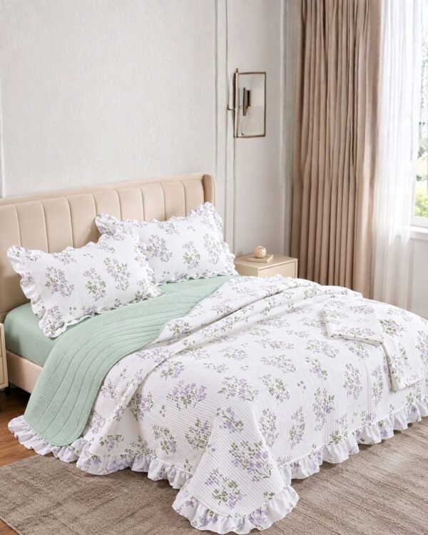 Set cubrecama Boo + sábanas 100 % algodón importado 1200 hilos