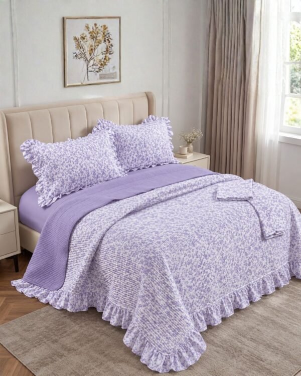 Set cubrecama Boo + sábanas 100 % algodón importado 1200 hilos