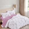 Set cubrecama Boo + sábanas 100 % algodón importado 1200 hilos